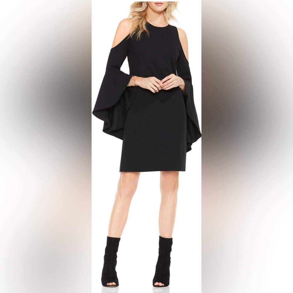 Vince Camuto Cold Shoulder Shift Dress